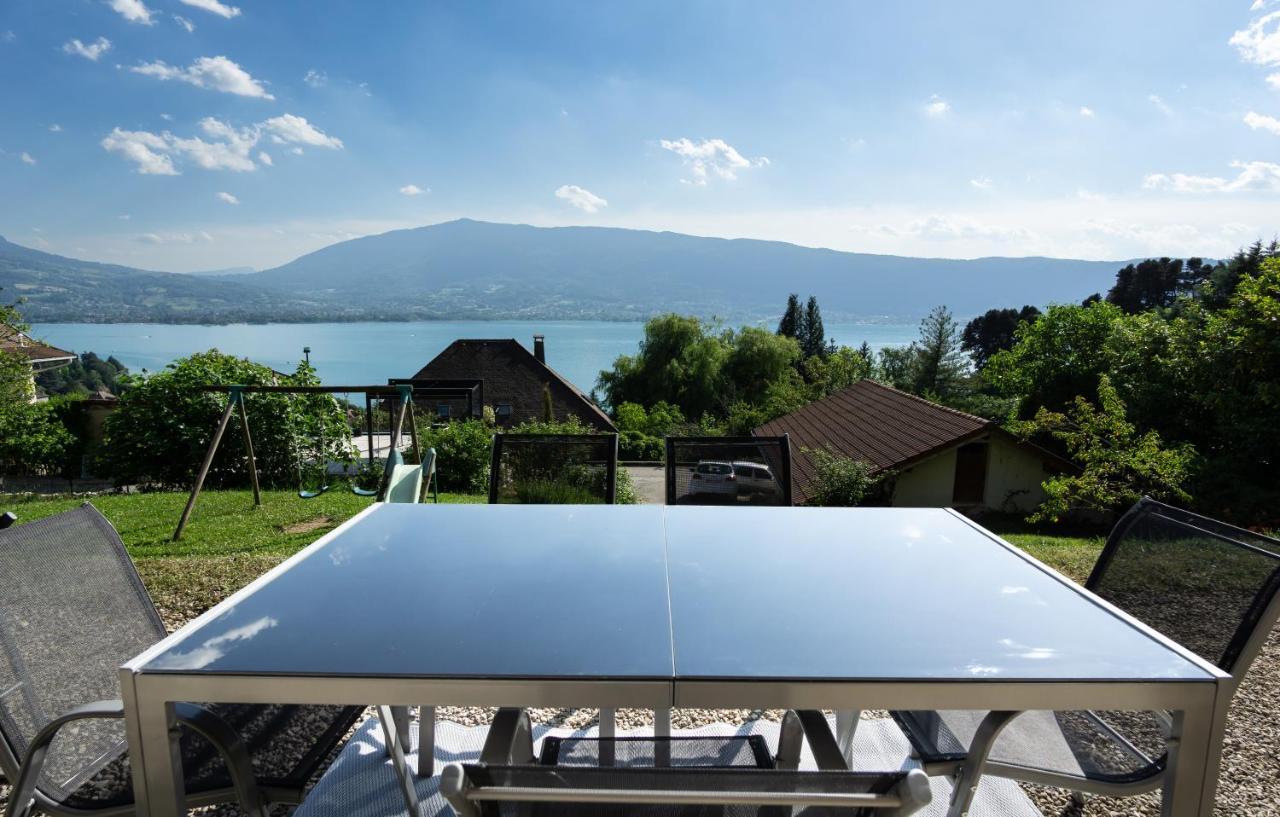 T3 Avec Vue Sur Le Lac D'Annecy Apartment Veyrier-du-Lac Luaran gambar