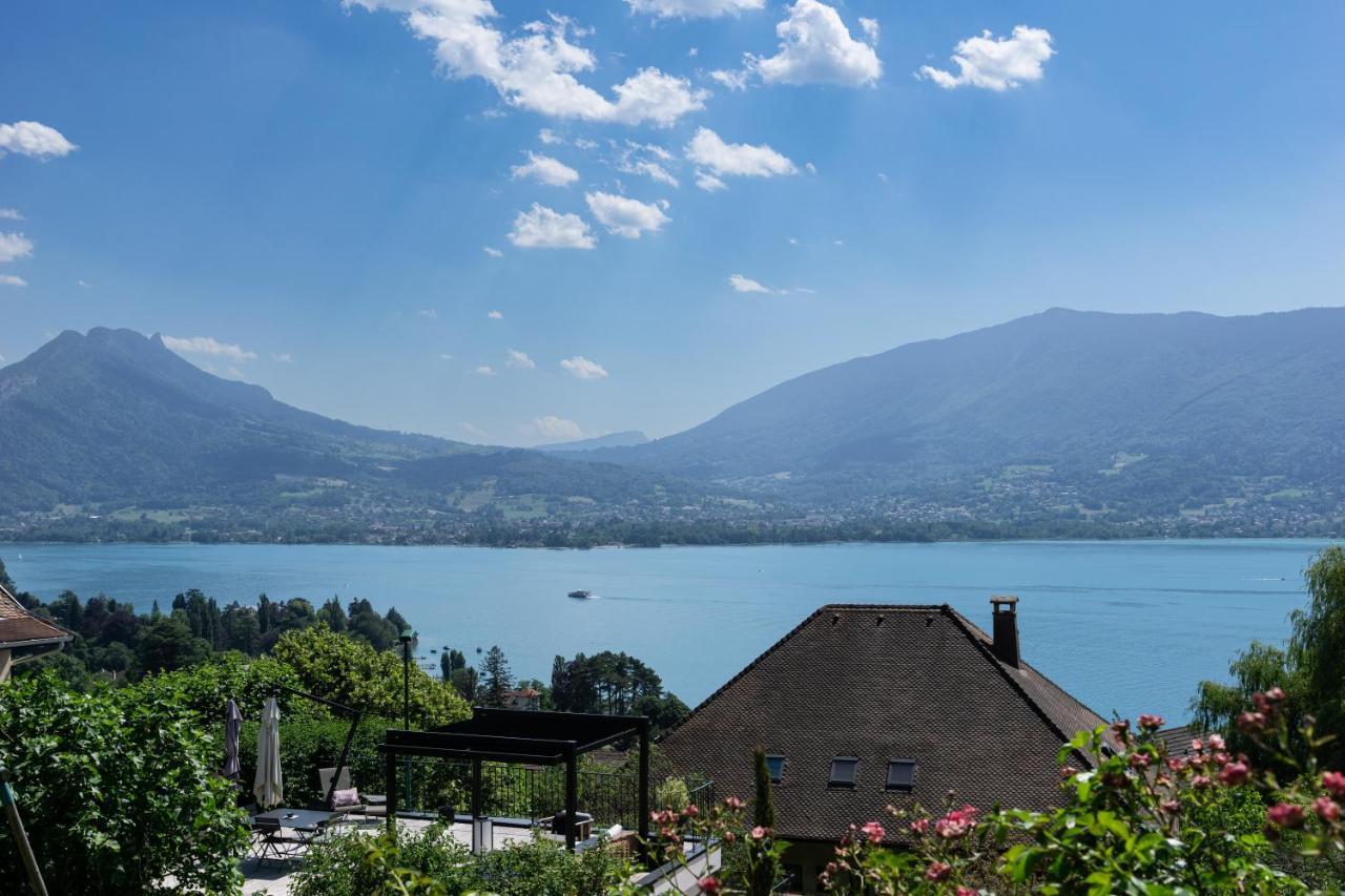 T3 Avec Vue Sur Le Lac D'Annecy Apartment Veyrier-du-Lac Luaran gambar