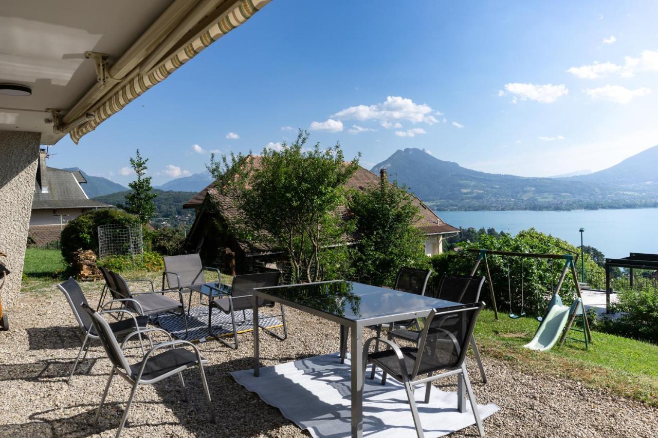 T3 Avec Vue Sur Le Lac D'Annecy Apartment Veyrier-du-Lac Luaran gambar