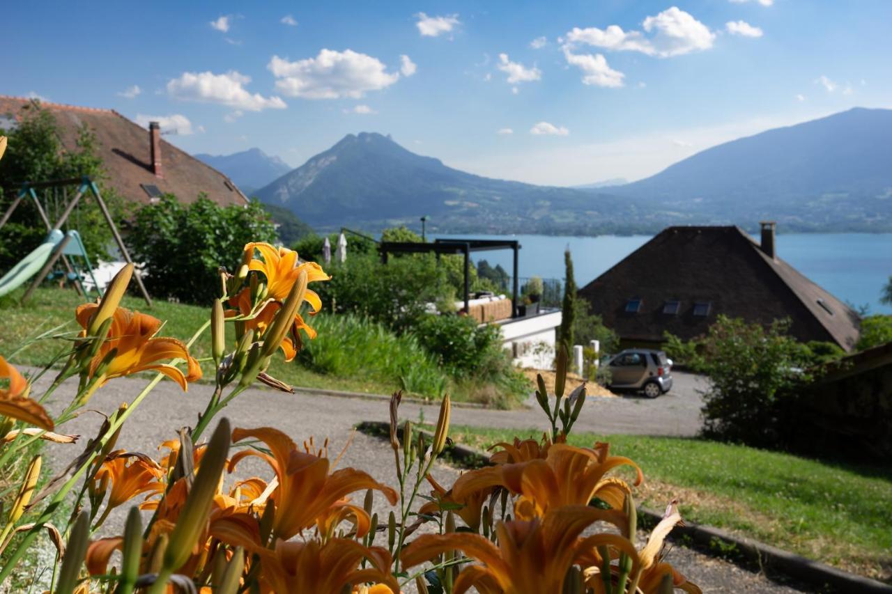 T3 Avec Vue Sur Le Lac D'Annecy Apartment Veyrier-du-Lac Luaran gambar